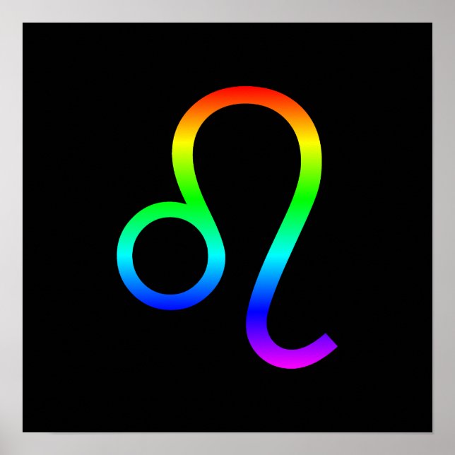 Leo Rainbow Poster (Vorne)