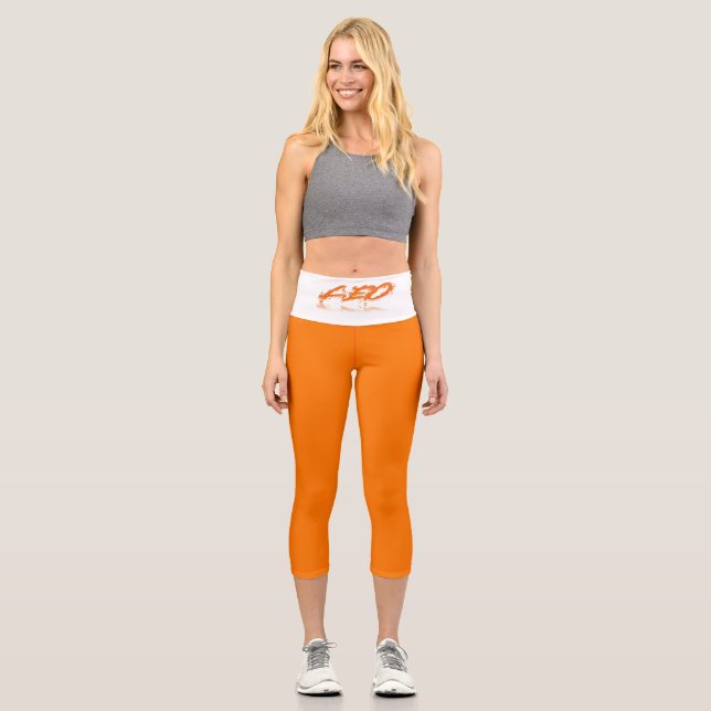 Leo Reflection Capri Leggings (Vorderseite)