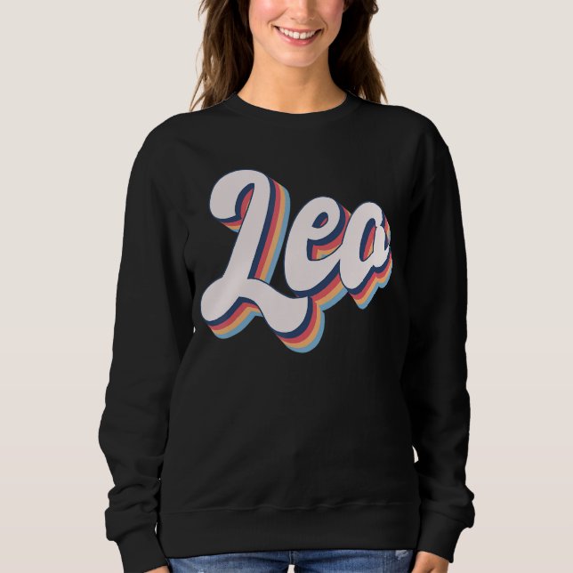 Leo Retro Zodiac Birth Sign Sweatshirt (Vorderseite)