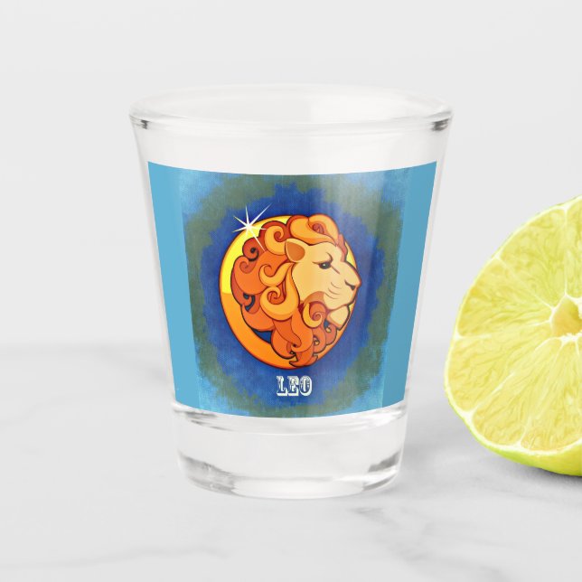 Leo Schnapsglas (Vorderseite)