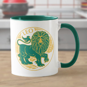 Leo Sign of the Zodiac Tasse