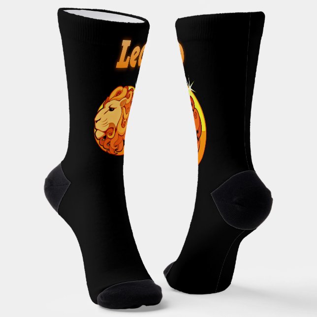Leo sign socken (Gewinkelt)