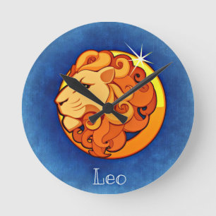Leo Sign Wall Uhr