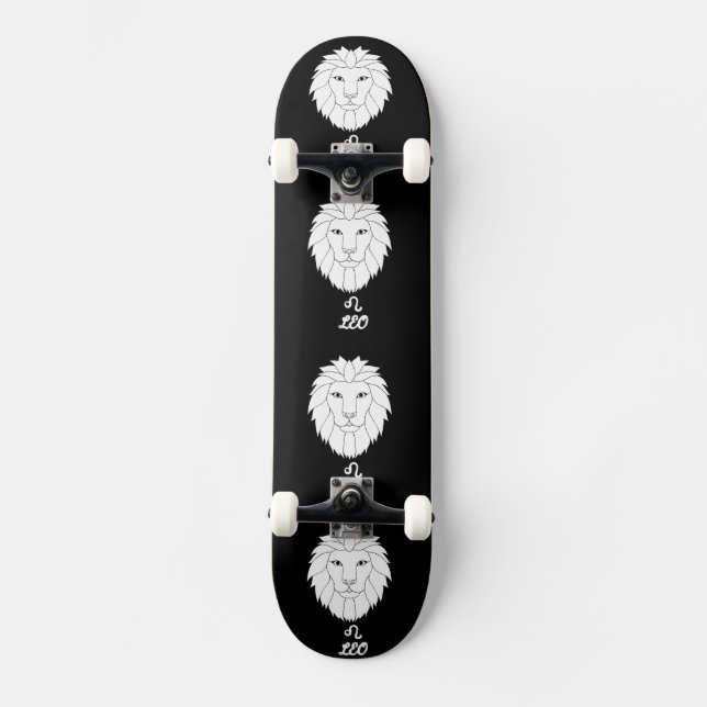 Leo Silhouette Skateboard (Vorderseite)