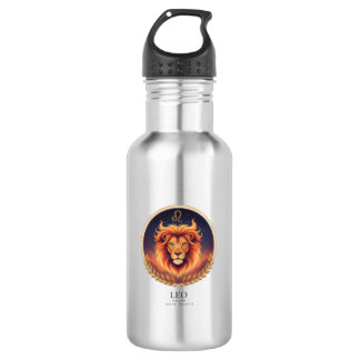 Leo-Sternzeichen-Elite-Wasserflasche Edelstahlflasche