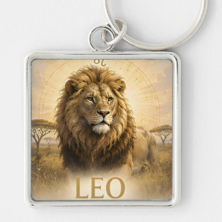 Leo-Sternzeichen Geburtstags-Astrologie-Geschenk Schlüsselanhänger