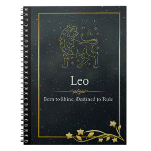 Leo-Sternzeichen-Geschenk – Astrologie-Journal für Notizblock