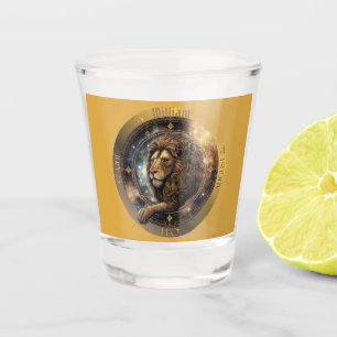 Leo Sternzeichen individuell anpassbar  Schnapsglas