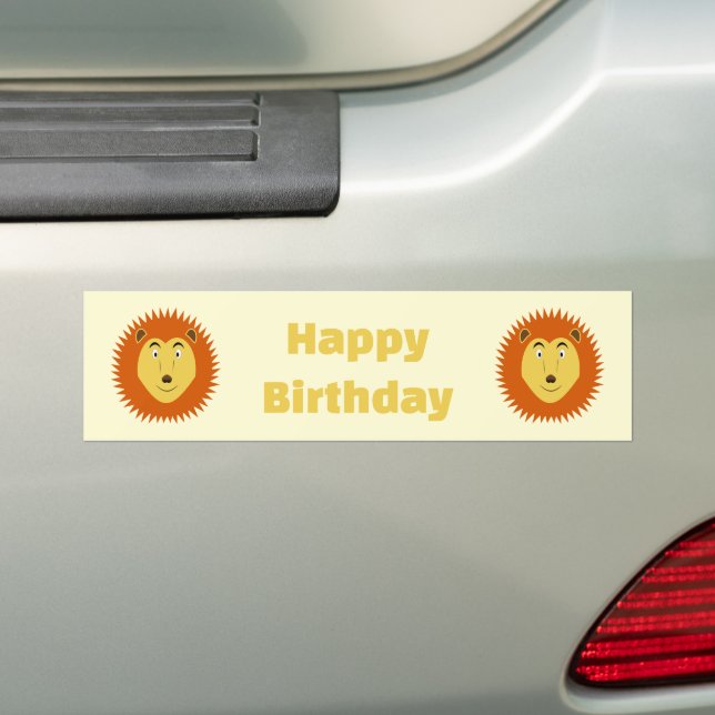 Leo-Sternzeichen Löwe Geburtstag Custom Autoaufkleber (Auf Auto)