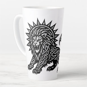 Leo Sternzeichen Sonnenmähne Löwe   BurnsInHell Milchtasse