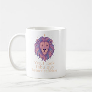 Leo-Sternzeichen-Tasse – Ja, ich sehe fantastisch Kaffeetasse