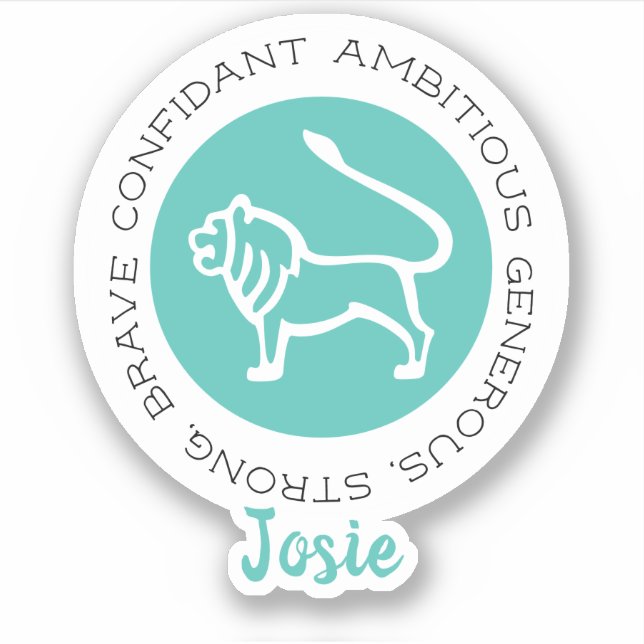 Leo Sticker (Vorderseite)