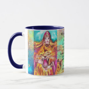LEO,STRENGHT TAROT ASTROLOGY ZODIAC GEBURTSTAG TASSE