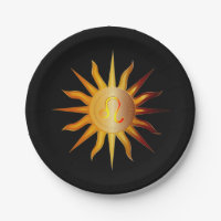 Leo Sun Fire Sign Birth Monat Rot & Gold