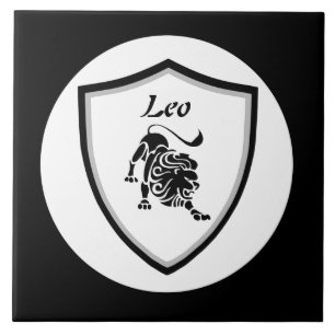 Leo-Symbol Fliese