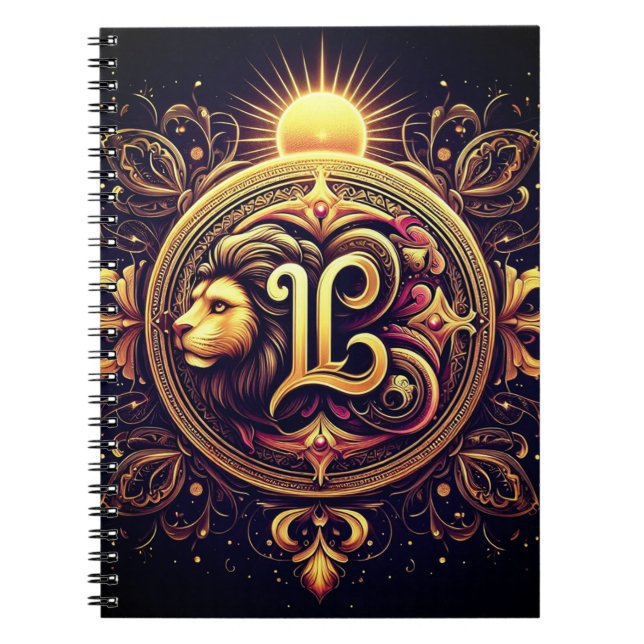 Leo the Lion Notebook Notizblock (Vorderseite)