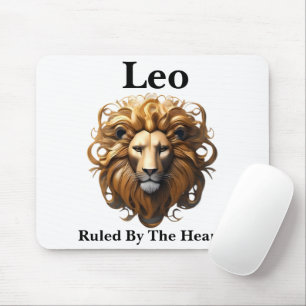 Leo The Lion: Zodiaks wildes Geburtszeichen Mousepad