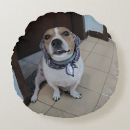 Leo the sweet and friendly jack russell rundes kissen