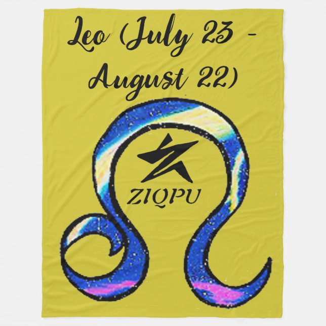 Leo Throw Blanket Fleecedecke (Vorderseite)