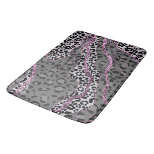 Leo Tierdruck Glitter Glam 3 Badematte