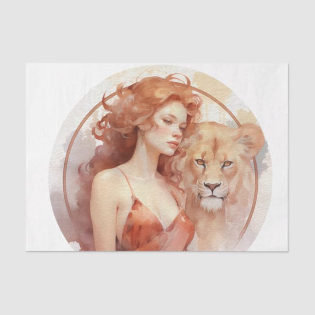 Leo Tissue Paper Seidenpapier (Vorderseite)