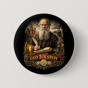 Leo Tolstoi Button