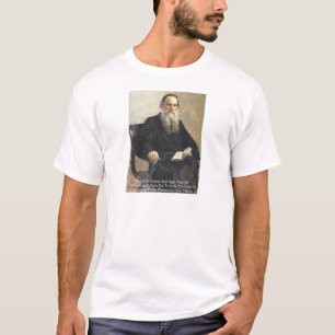 Leo Tolstoi - "Krieg ist ungerecht" - Zitate von W T-Shirt