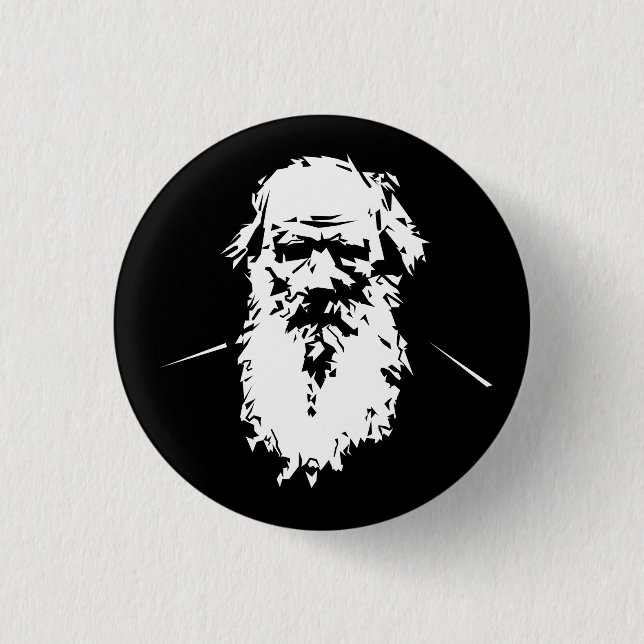 Leo Tolstoi - Porträt Button (Vorderseite)