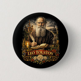 Leo Tolstoy Button