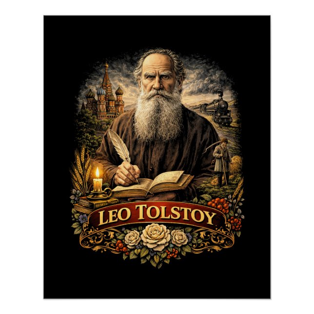 Leo Tolstoy Poster (Vorderseite)