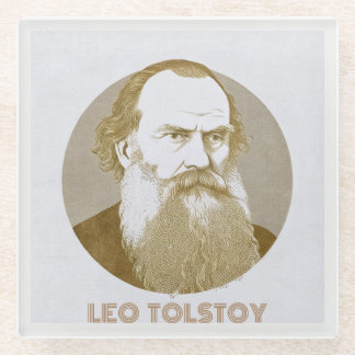 Leo Tolstoy Zitat anpassen Glasuntersetzer