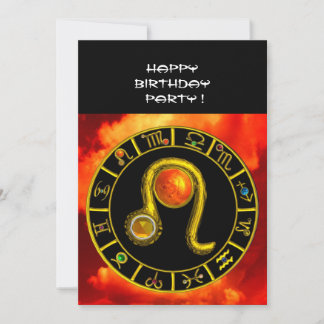 LEO,TOPAZ GEM,ZODIAKALE SIGNS,ZODIAC GEBURTSTAGSPA EINLADUNG