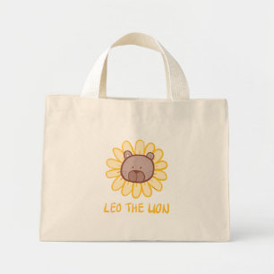 Leo-Tote-Tasche Mini Stoffbeutel