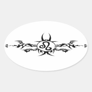 Leo Tribal Birth Signers Stickers