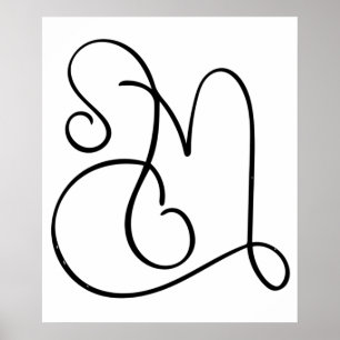 Leo und Capricorn Zodiac Art Poster