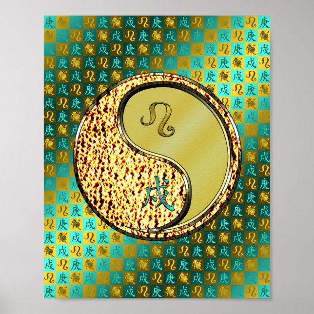 Leo und Metallhund Poster (Vorne)