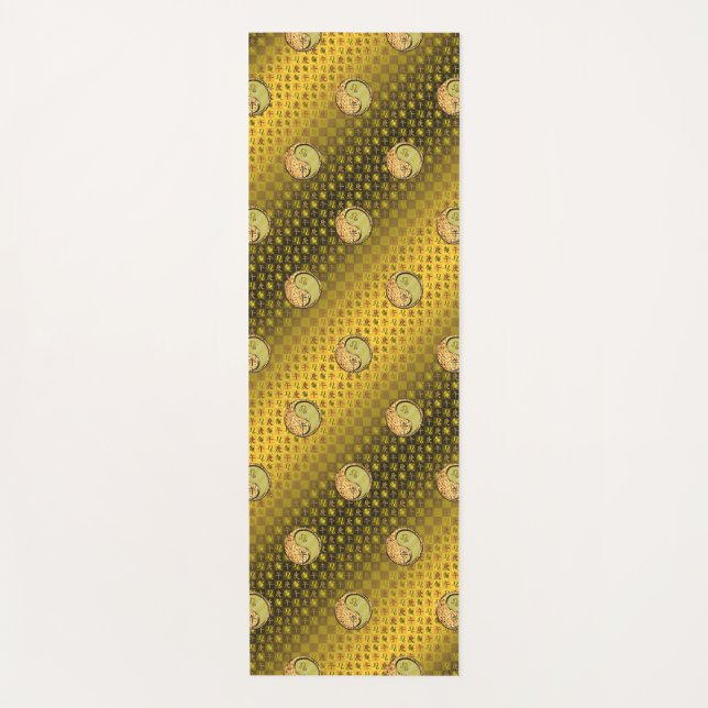 Leo und Metallpferd Yogamatte (Vorderseite)