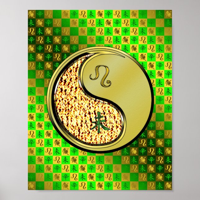 Leo und Metallziege Poster (Vorne)