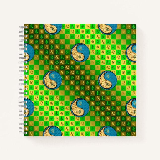 Leo & Water Goat Notizbuch (Vorderseite)
