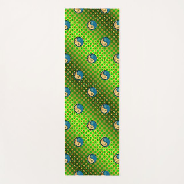 Leo & Water Goat Yogamatte (Vorderseite)