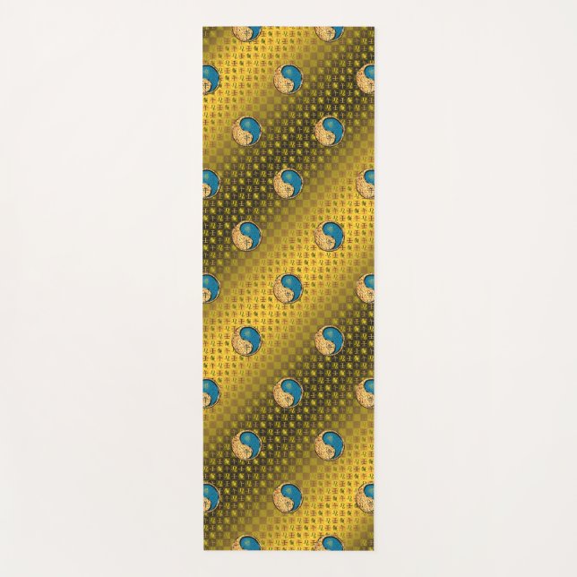 Leo & Water Horse Yogamatte (Vorderseite)