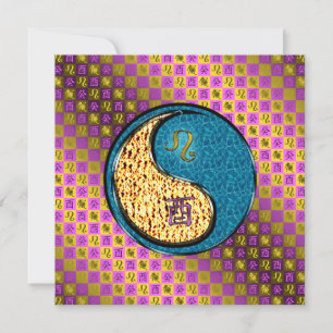 Leo & Water Rooster Karte