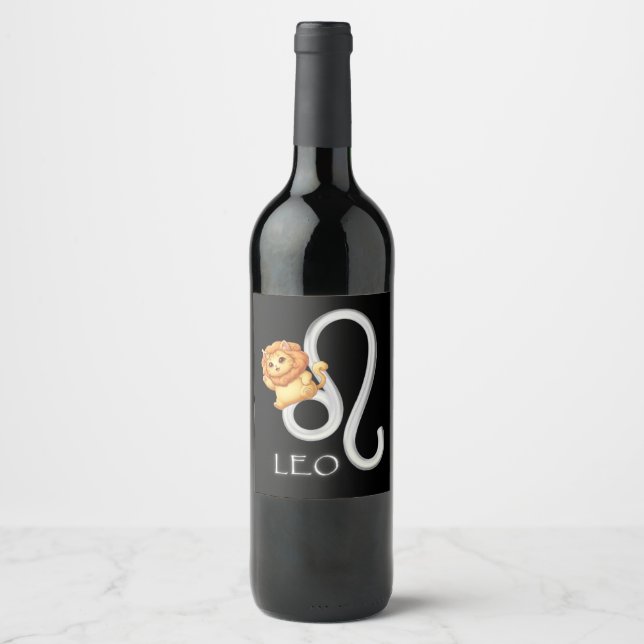 Leo Wine Label Weinetikett (Vorderseite)