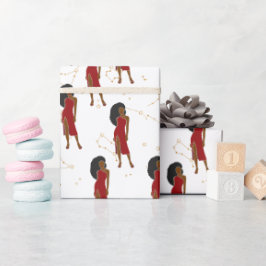 Leo Woman Zodiac Geschenkpapier