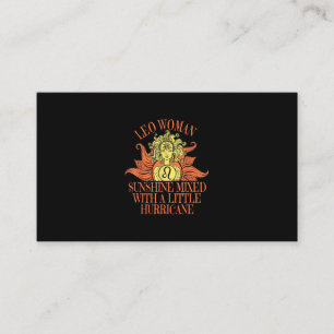 Leo Woman Zodiac Sign Juli August Geburtstag Begleitkarte