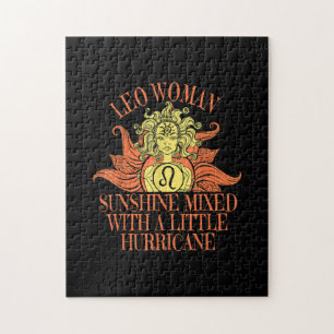 Leo Woman Zodiac Sign Juli August Geburtstag Puzzle