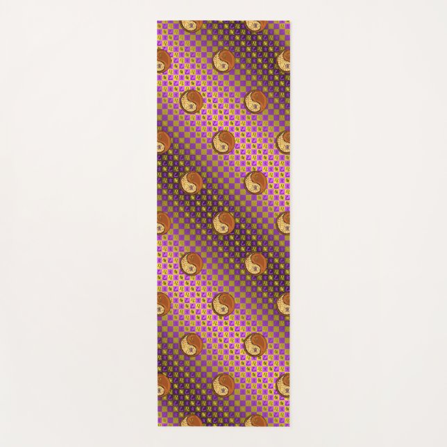 Leo & Wood Boar Yogamatte (Vorderseite)