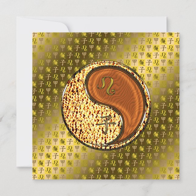 Leo & Wood Rat Karte (Vorderseite)