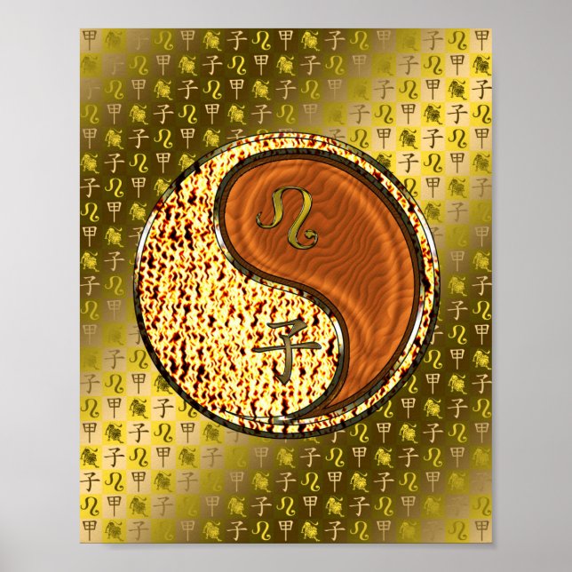 Leo & Wood Rat Poster (Vorne)