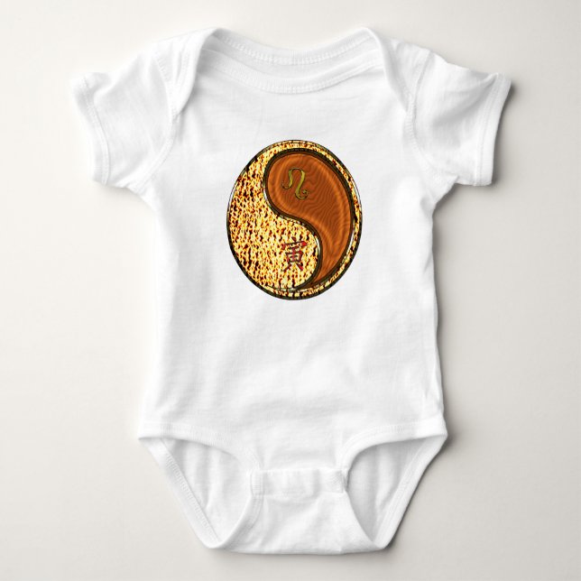 Leo & Wood Tiger Baby Strampler (Vorderseite)